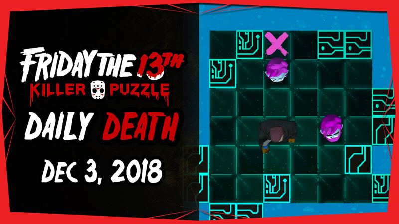 Friday the 13th: Killer Puzzle Daily Death Solution - December 3, 2018