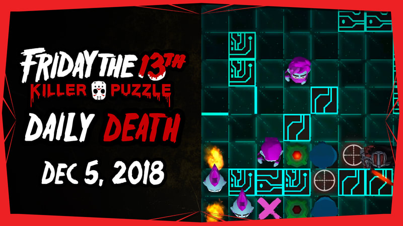 Friday the 13th: Killer Puzzle Daily Death Solution - December 5, 2018