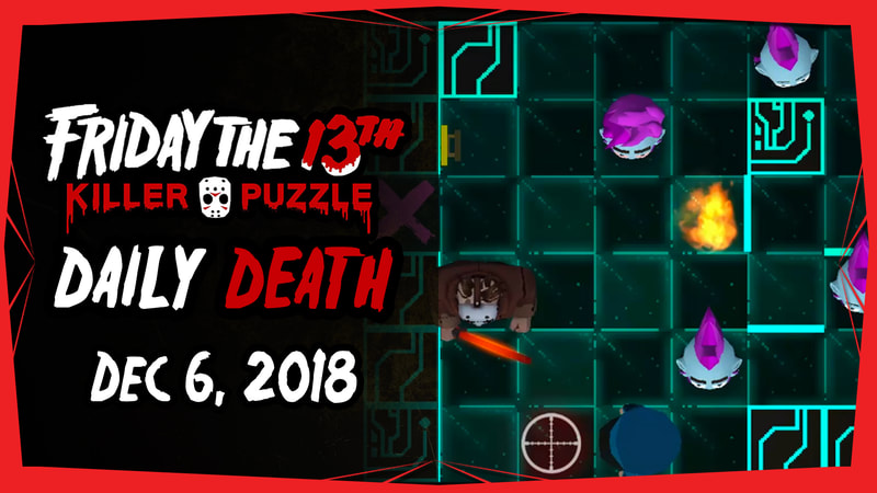 Friday the 13th: Killer Puzzle Daily Death Solution - December 6, 2018
