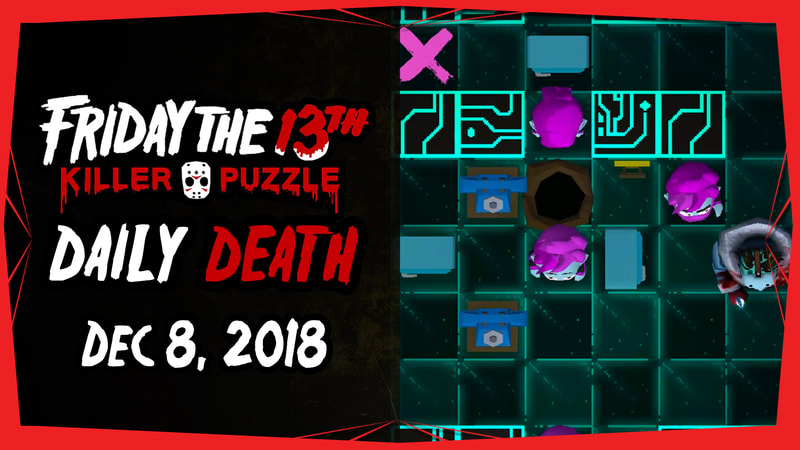 Friday the 13th: Killer Puzzle Daily Death Solution - December 8, 2018