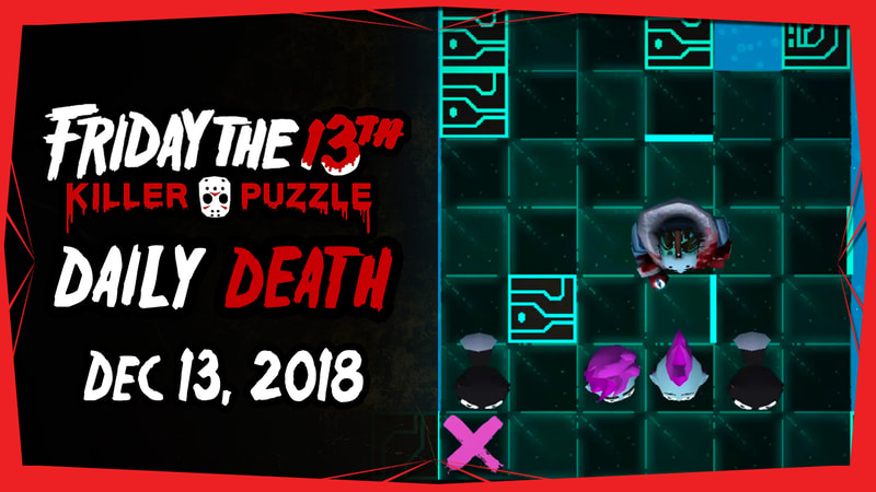 Friday the 13th: Killer Puzzle Daily Death Solution - December 13, 2018