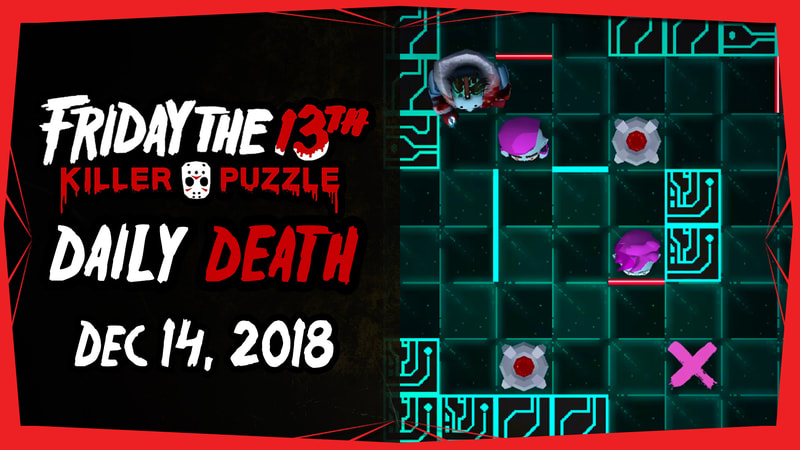 Friday the 13th: Killer Puzzle Daily Death Solution - December 14, 2018